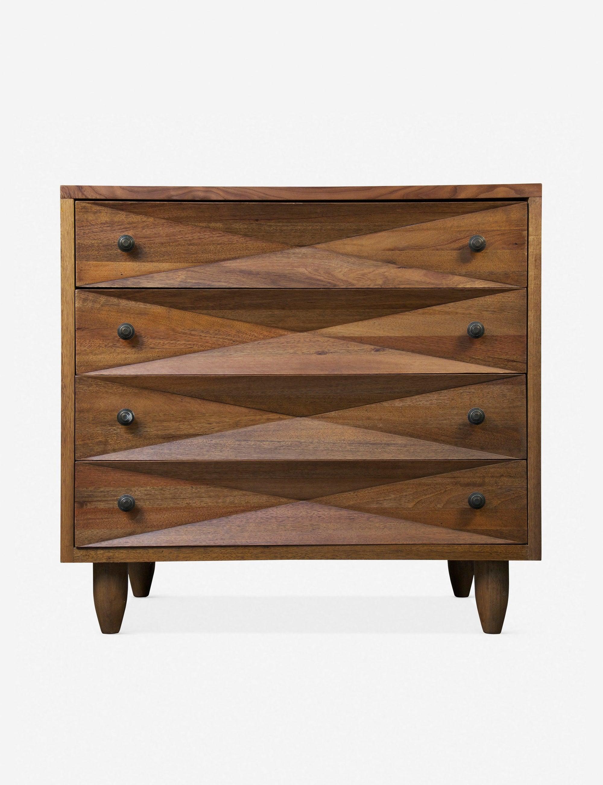 Sen 4-Drawer Dresser - Dark Walnut