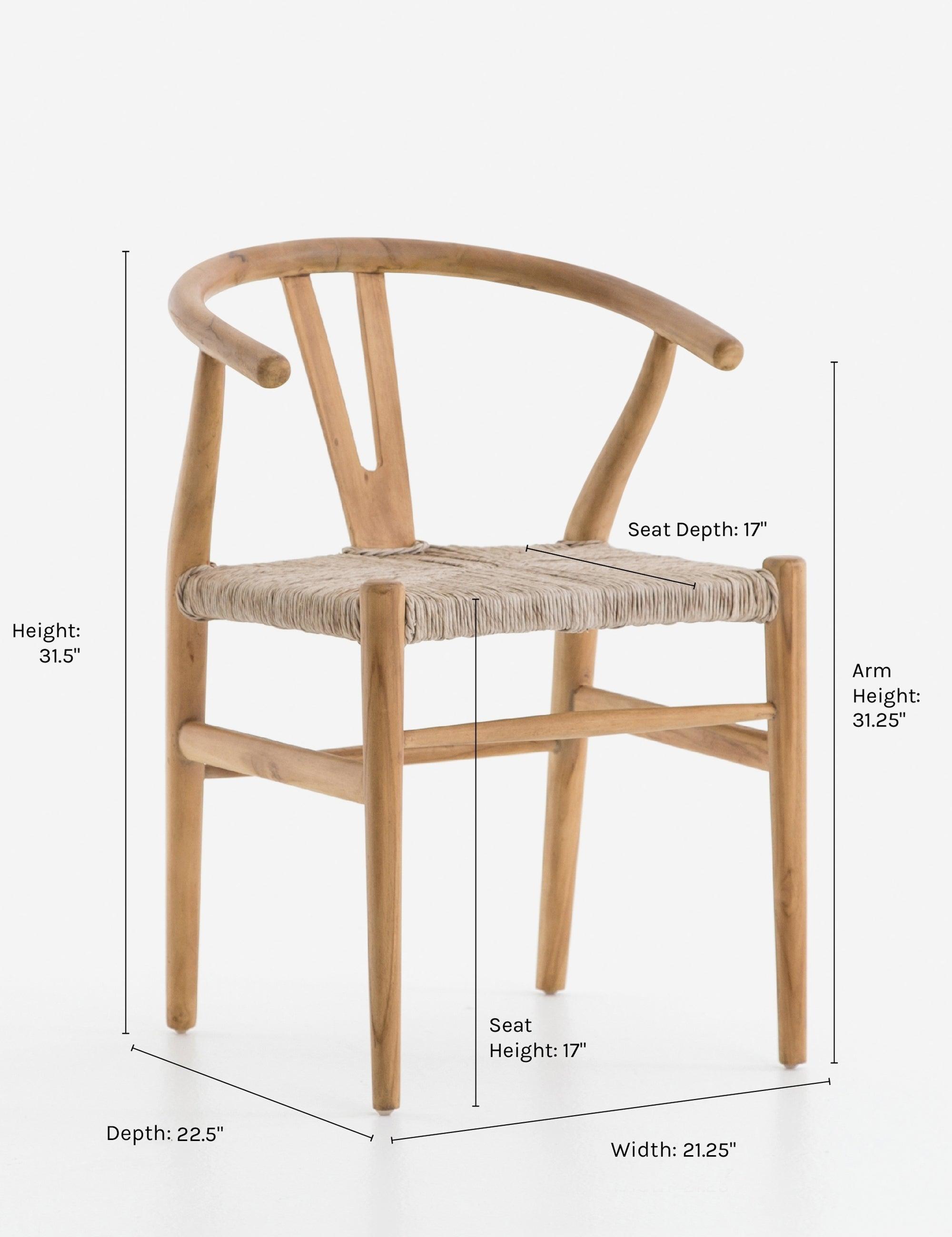 Gradie Indoor / Outdoor Dining Chair - Natural