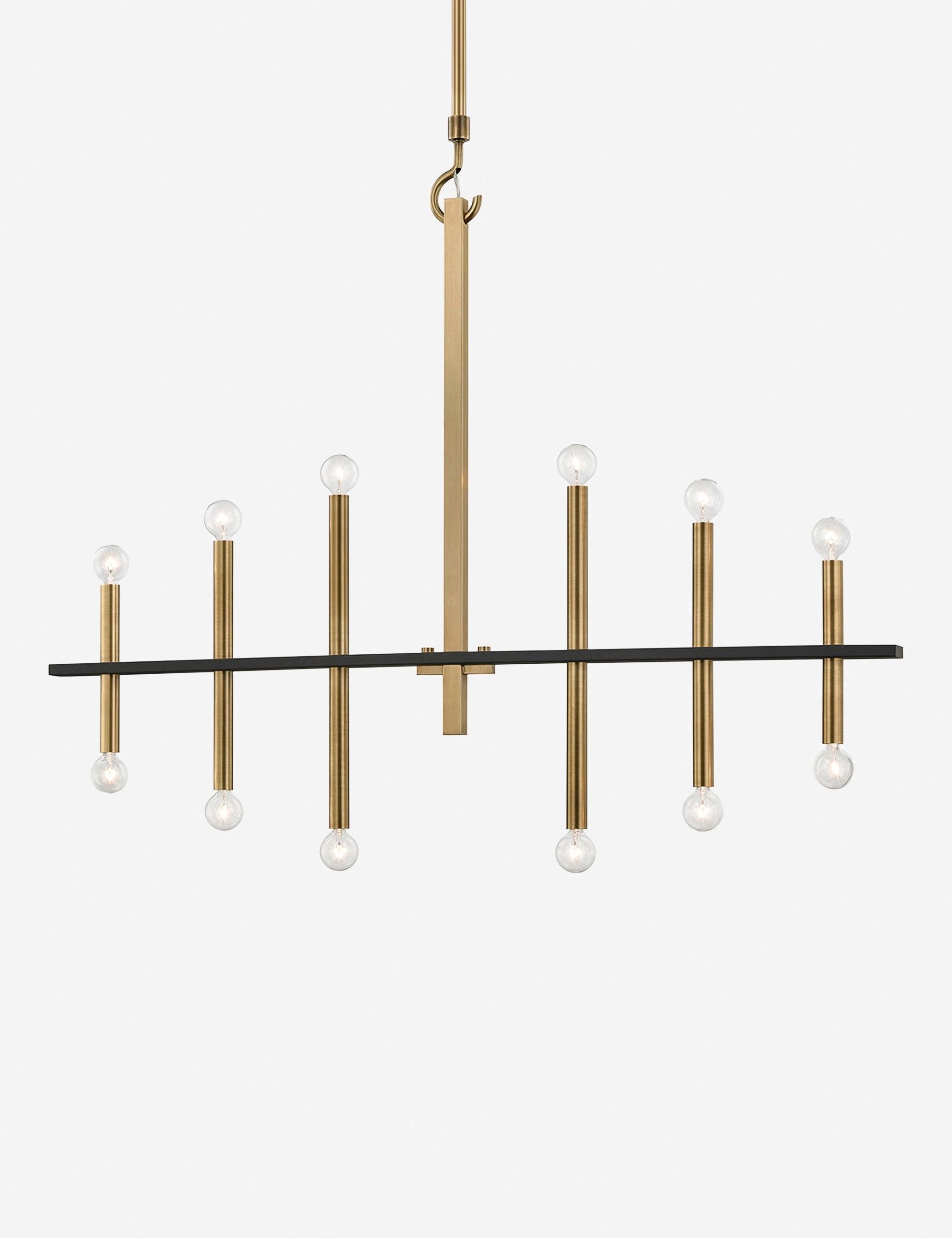 Tatum Chandelier - Antique Brass