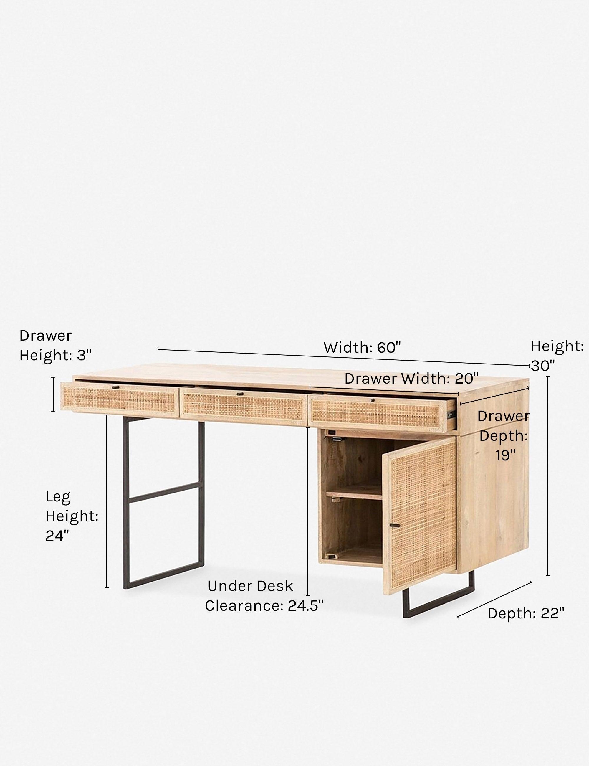 Hannah Desk - Natural