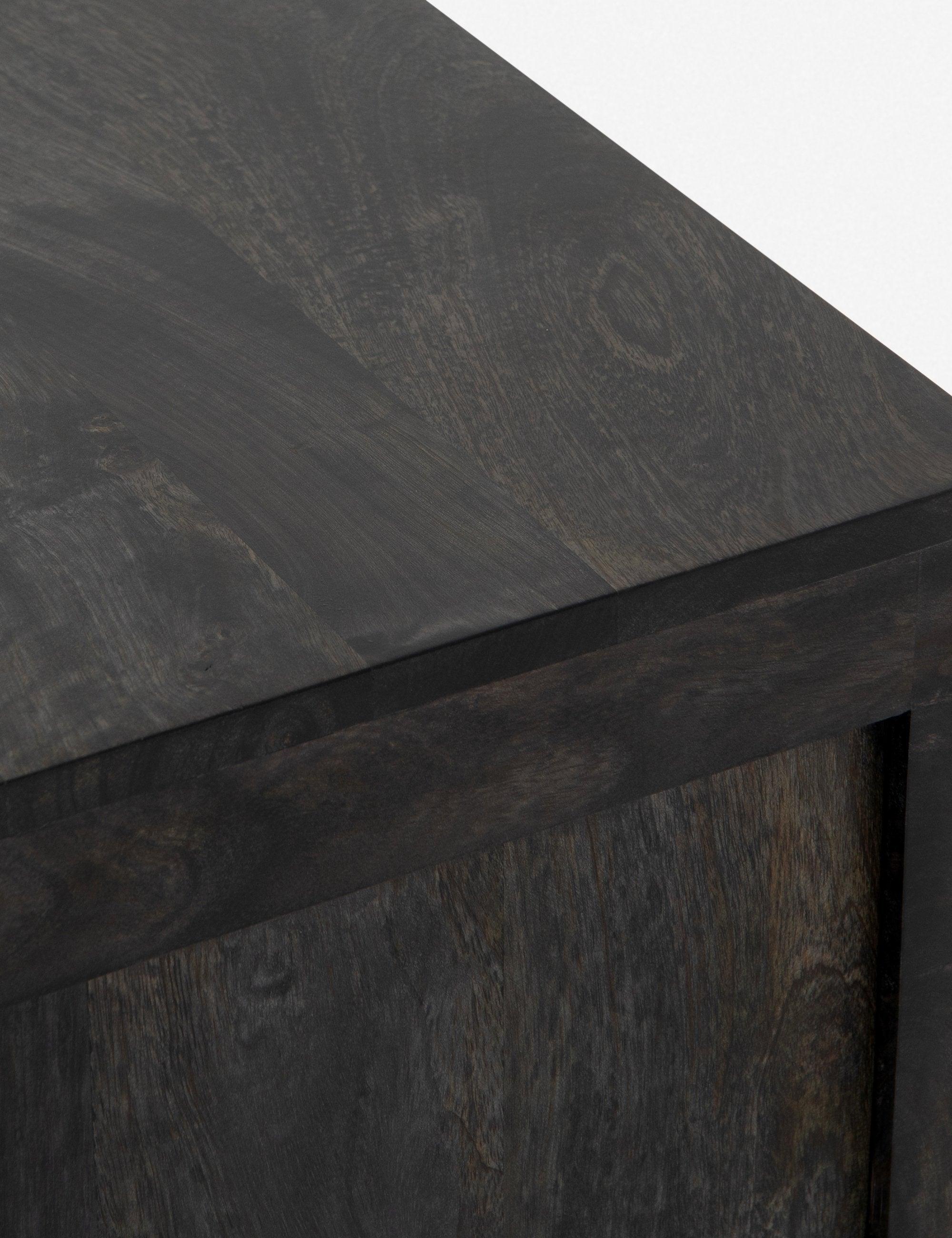 Hannah Nightstand - Black and Natural / Right-Side