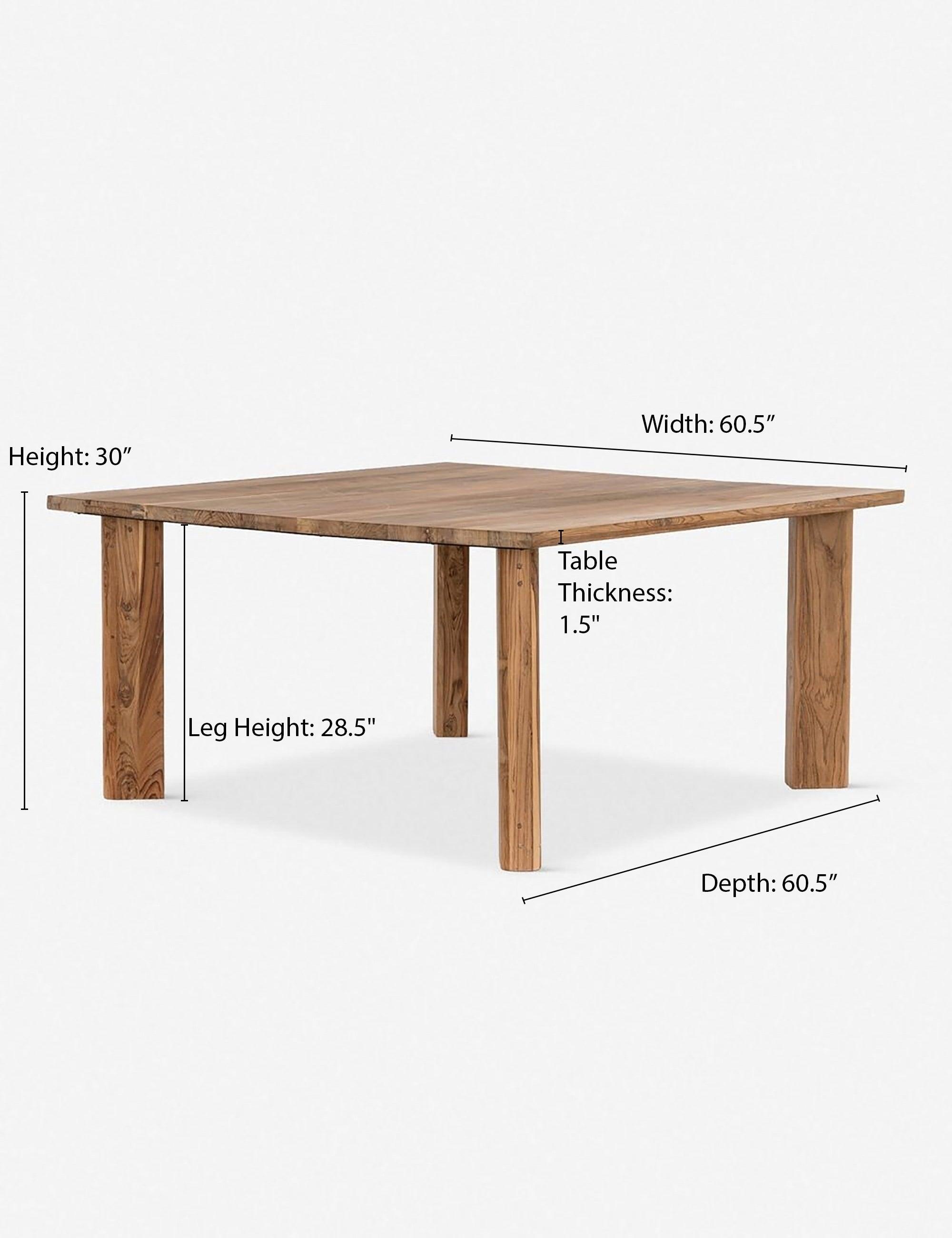 Kismet Square Dining Table