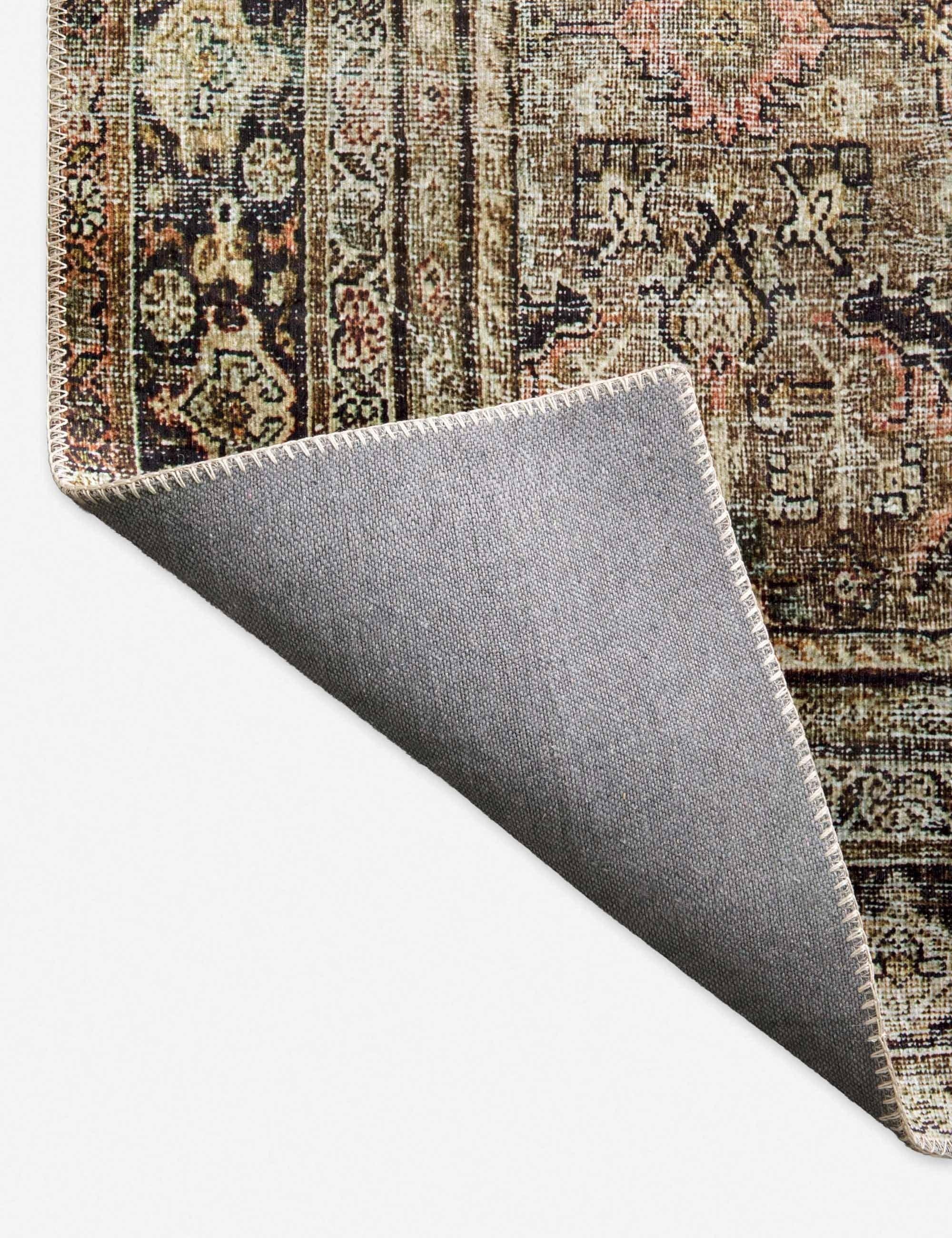 Handmade Reversible Gray Synthetic 24x60 Rug