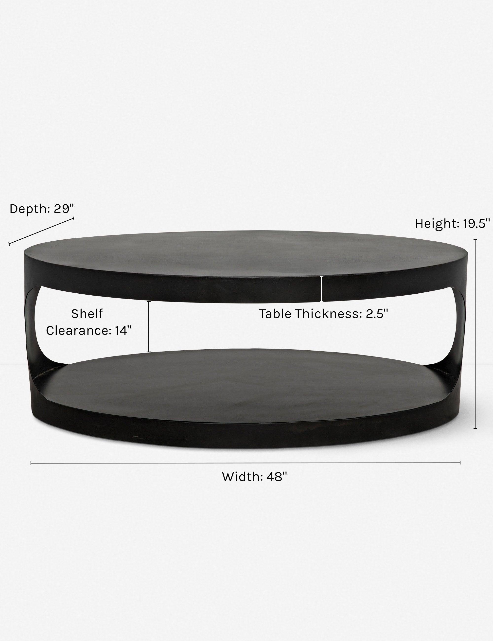 Leigha Oval Coffee Table