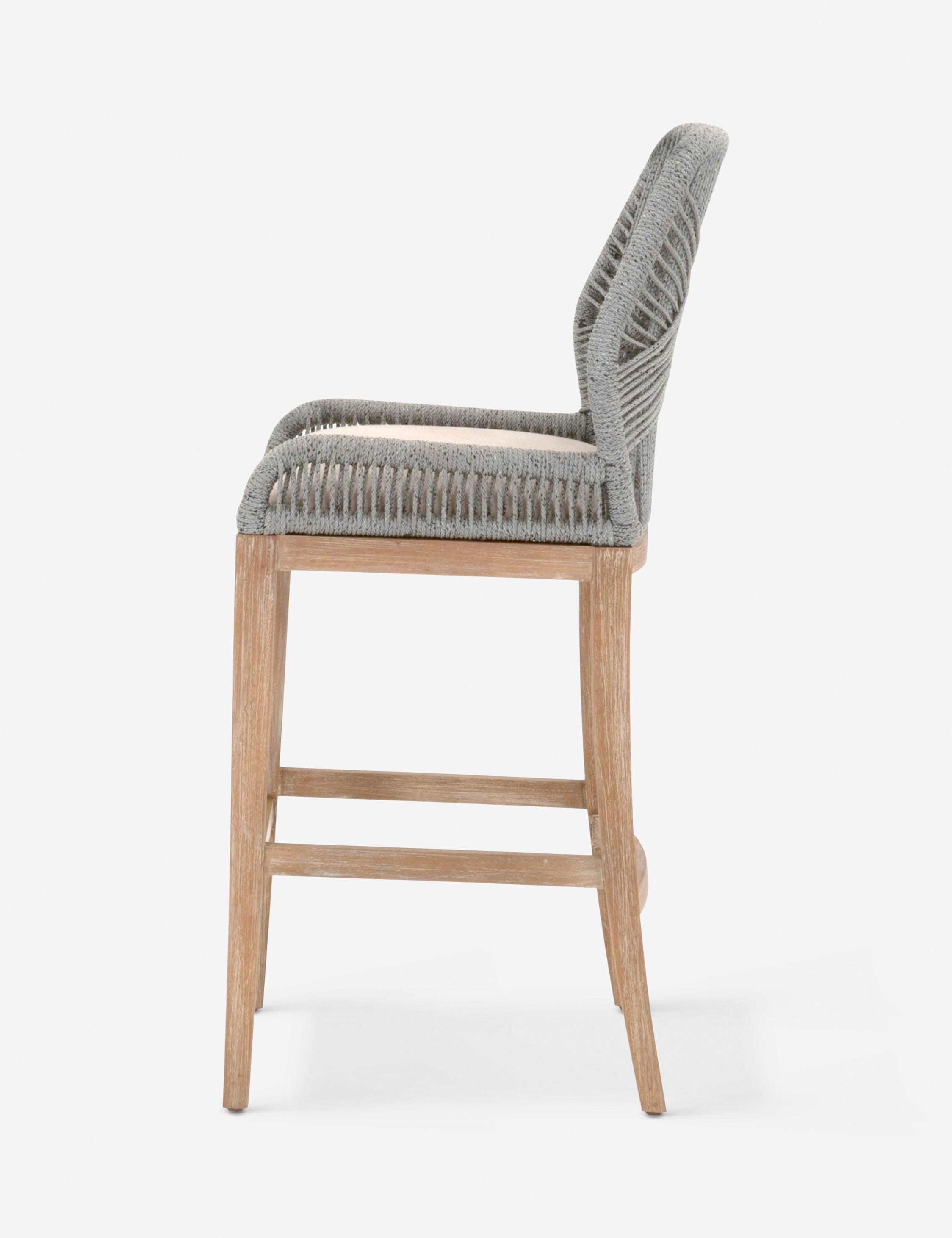 London Indoor / Outdoor Bar Stool - Platinum