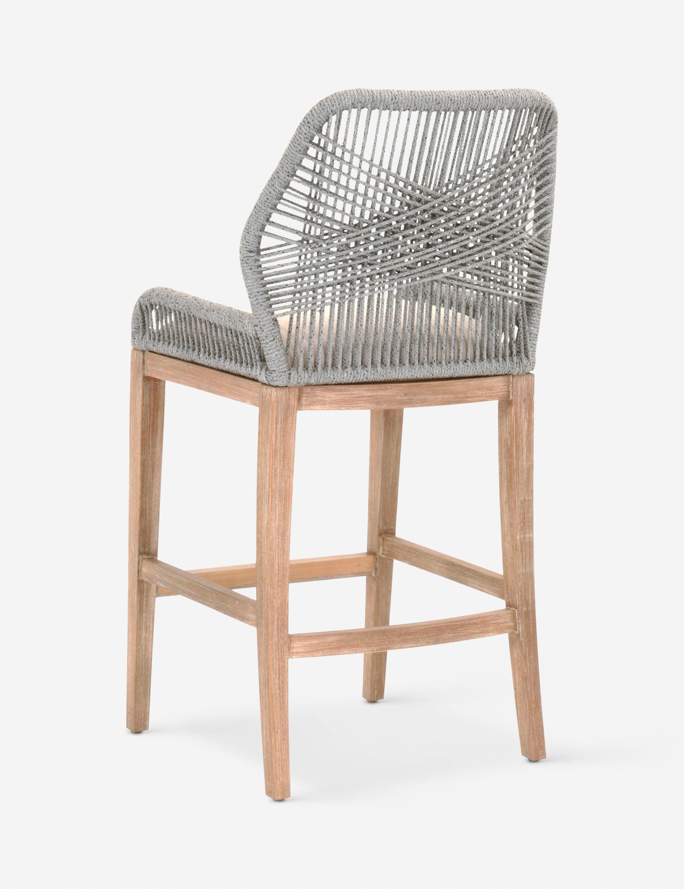 London Indoor / Outdoor Bar Stool - Platinum