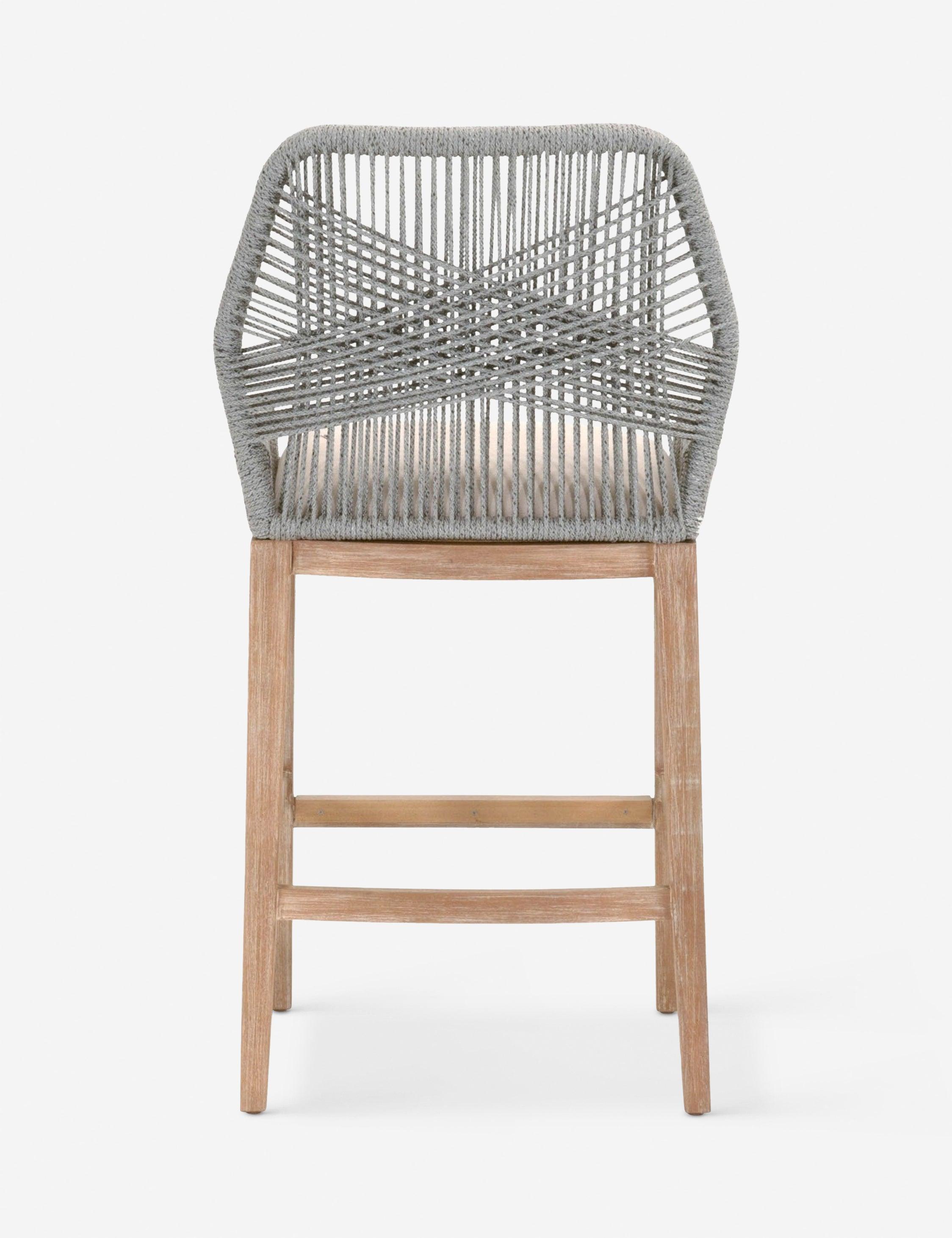 London Indoor / Outdoor Bar Stool - Platinum