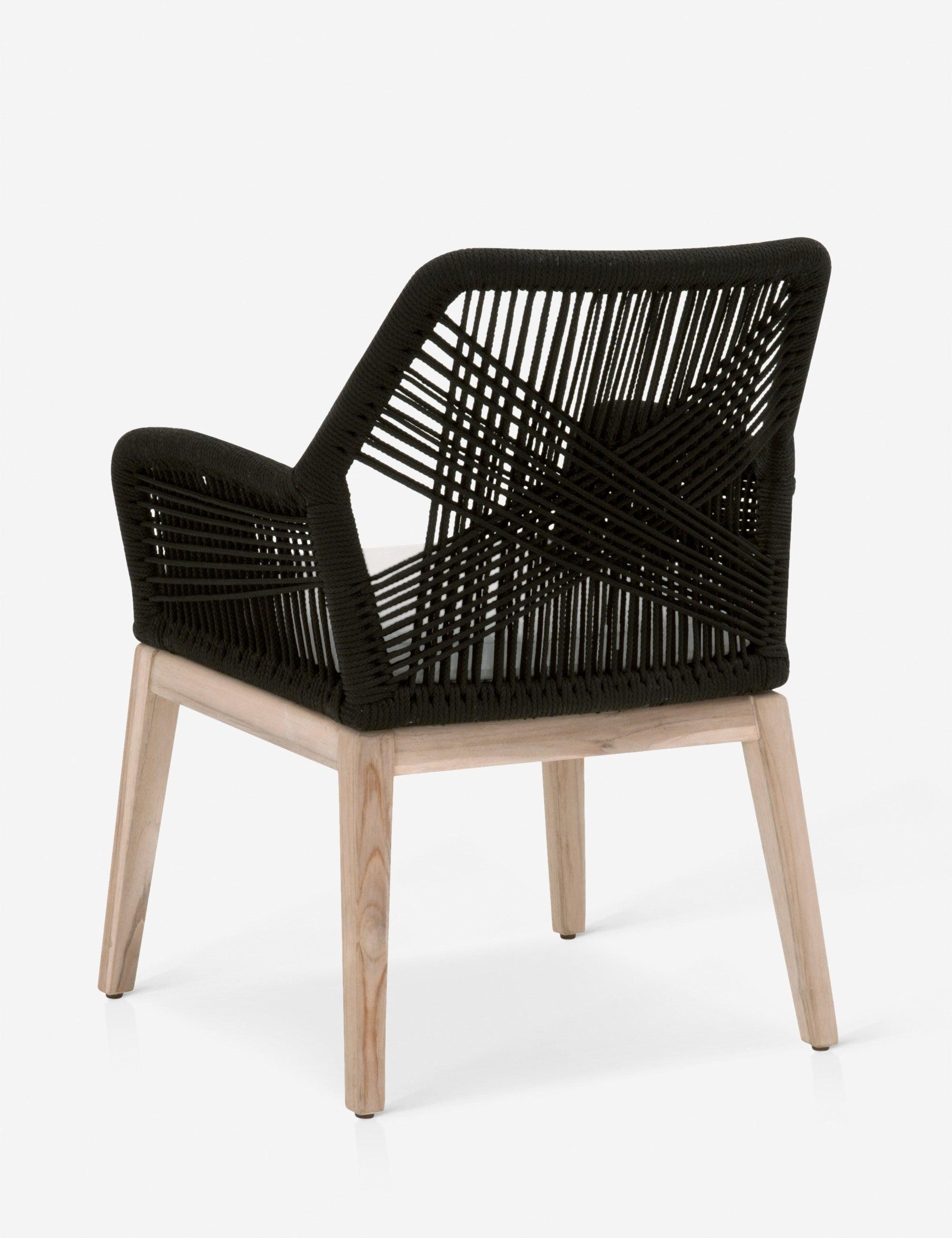 London Indoor / Outdoor Dining Arm Chair - Black