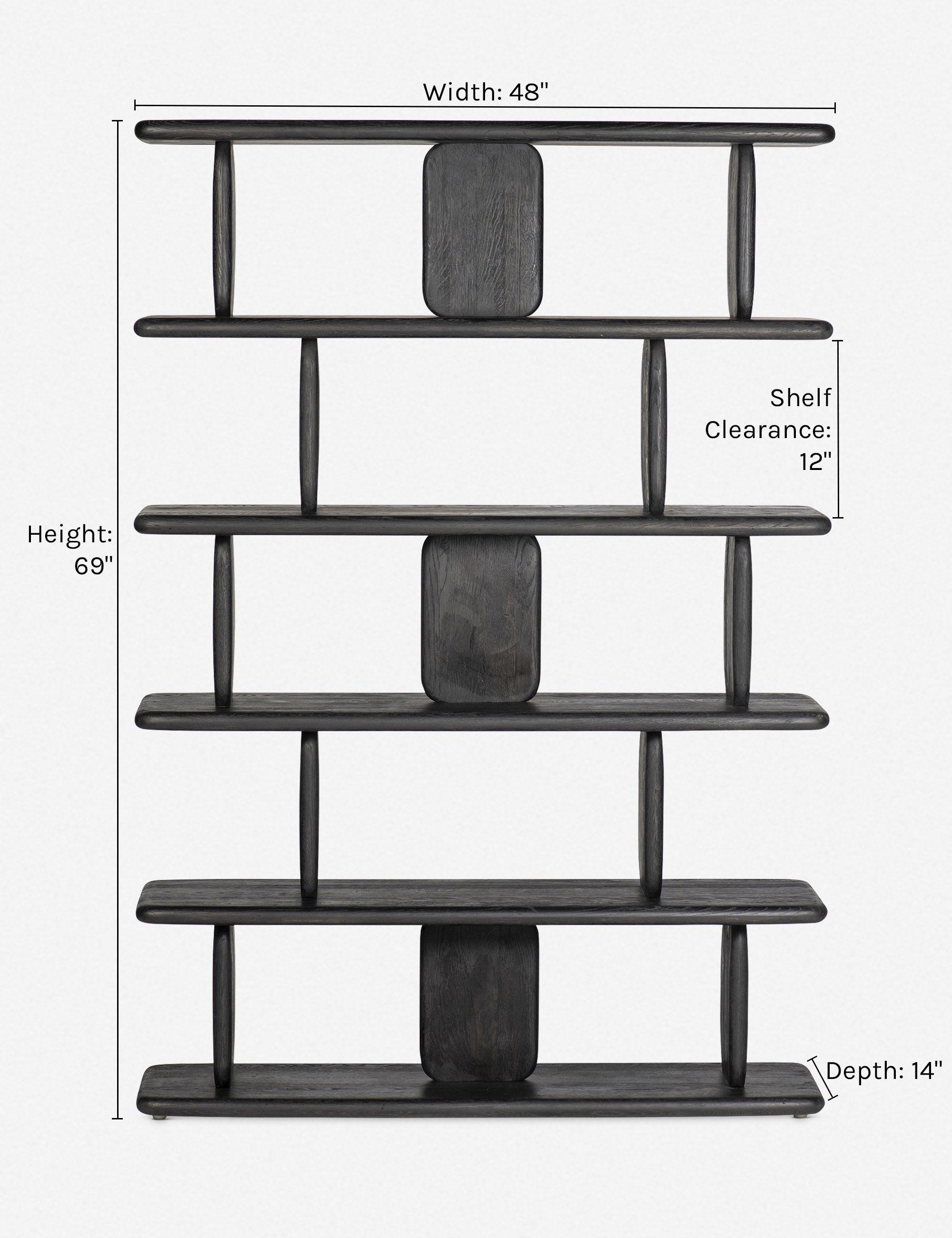 Nera Bookcase - Black