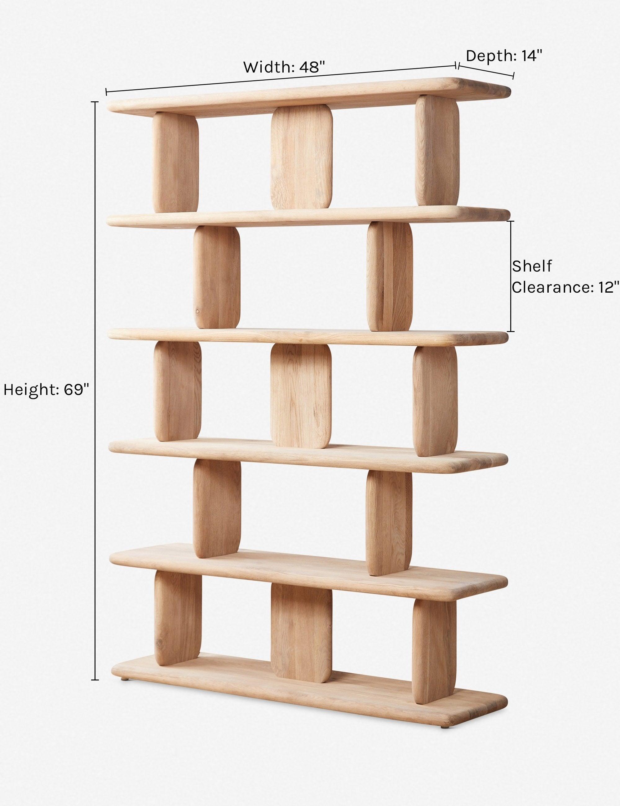 Nera Bookcase - Natural