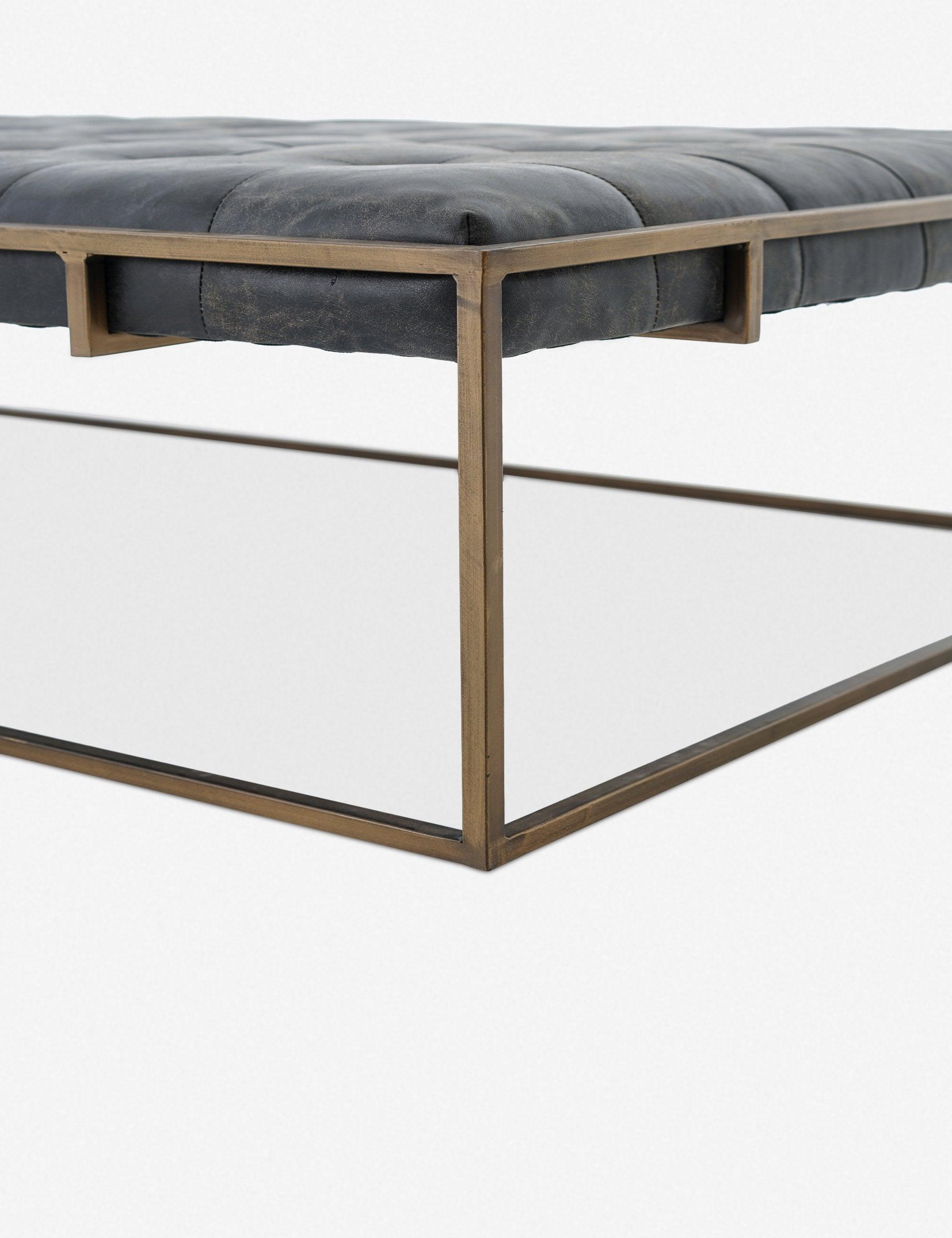 Olwina Leather Coffee Table - Large