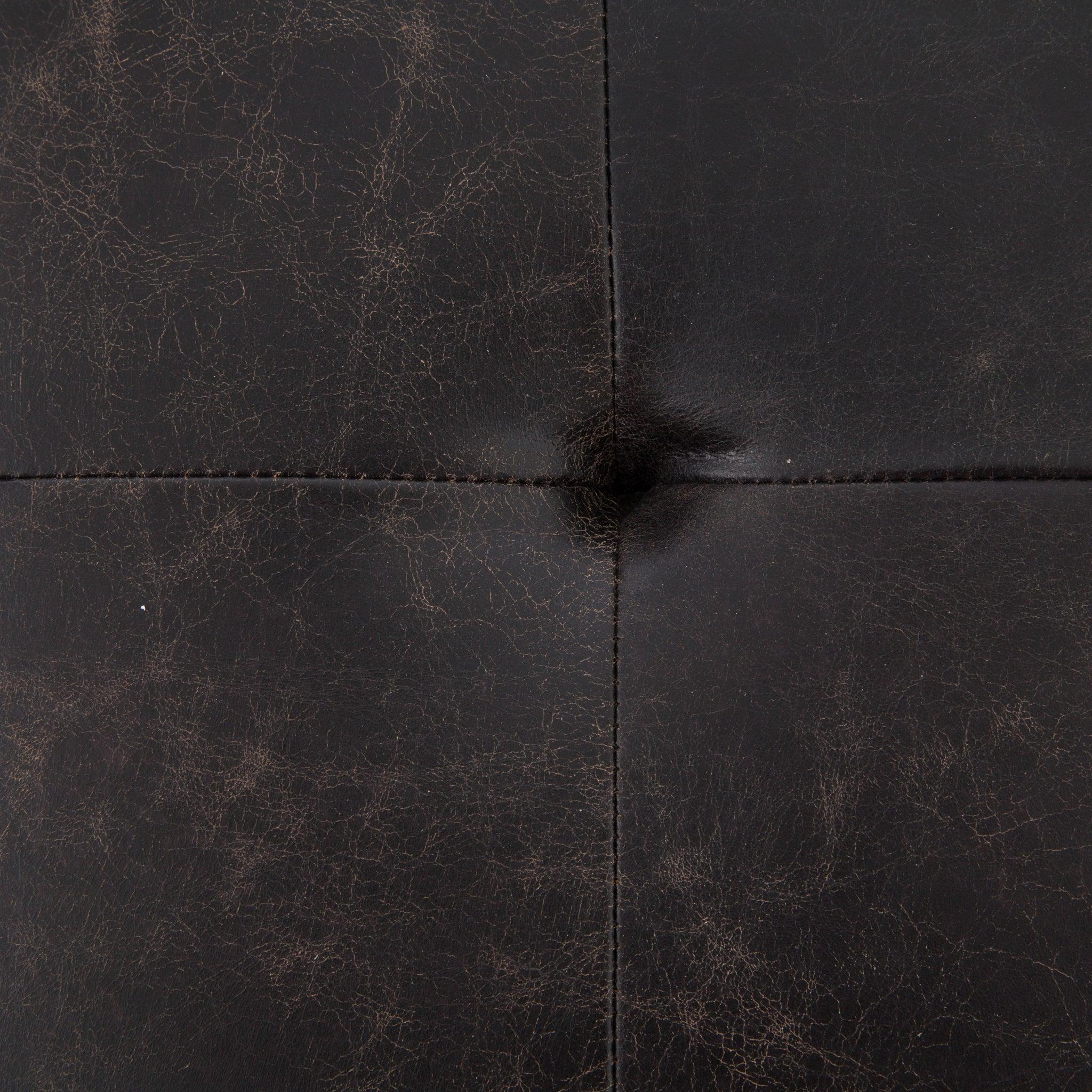 Olwina Square Leather Coffee Table