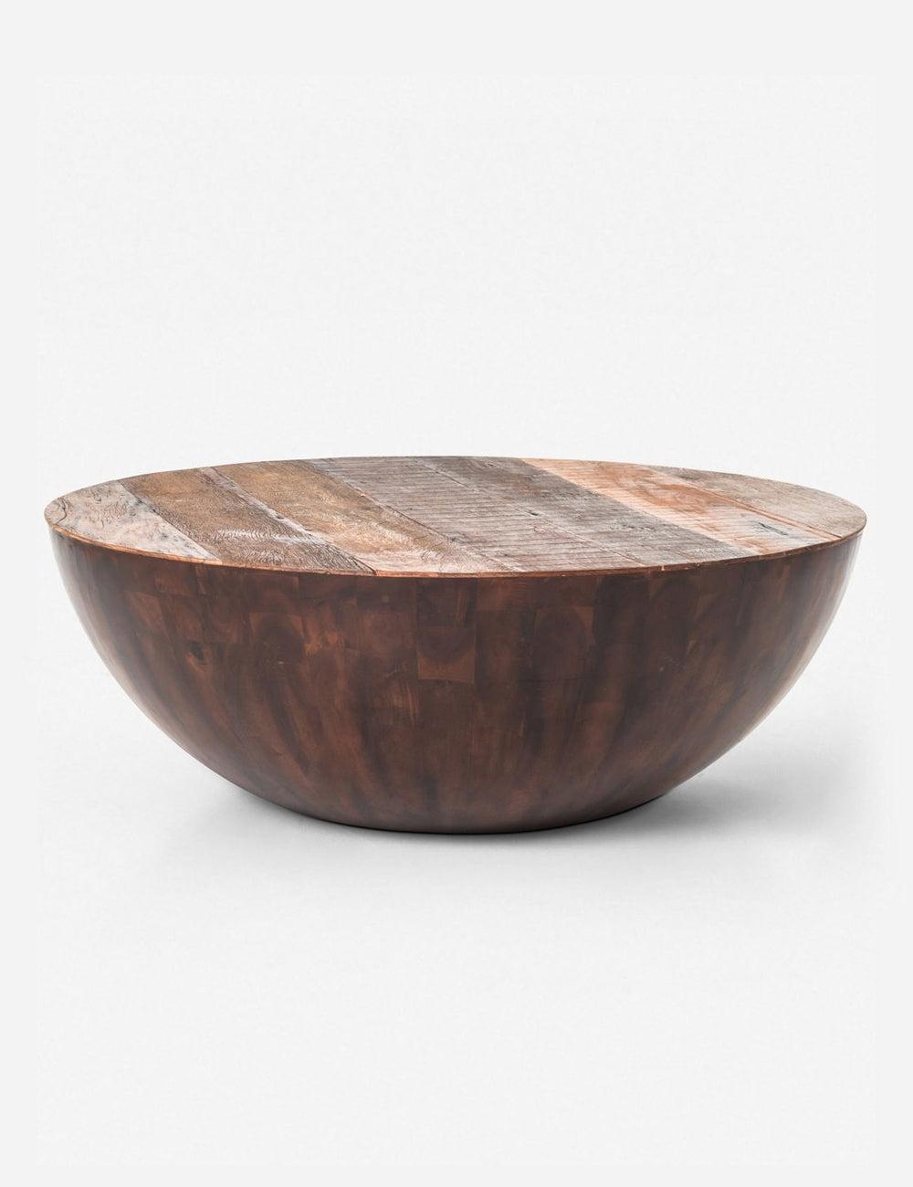 Orseline Round Half-Circle Wood Coffee Table