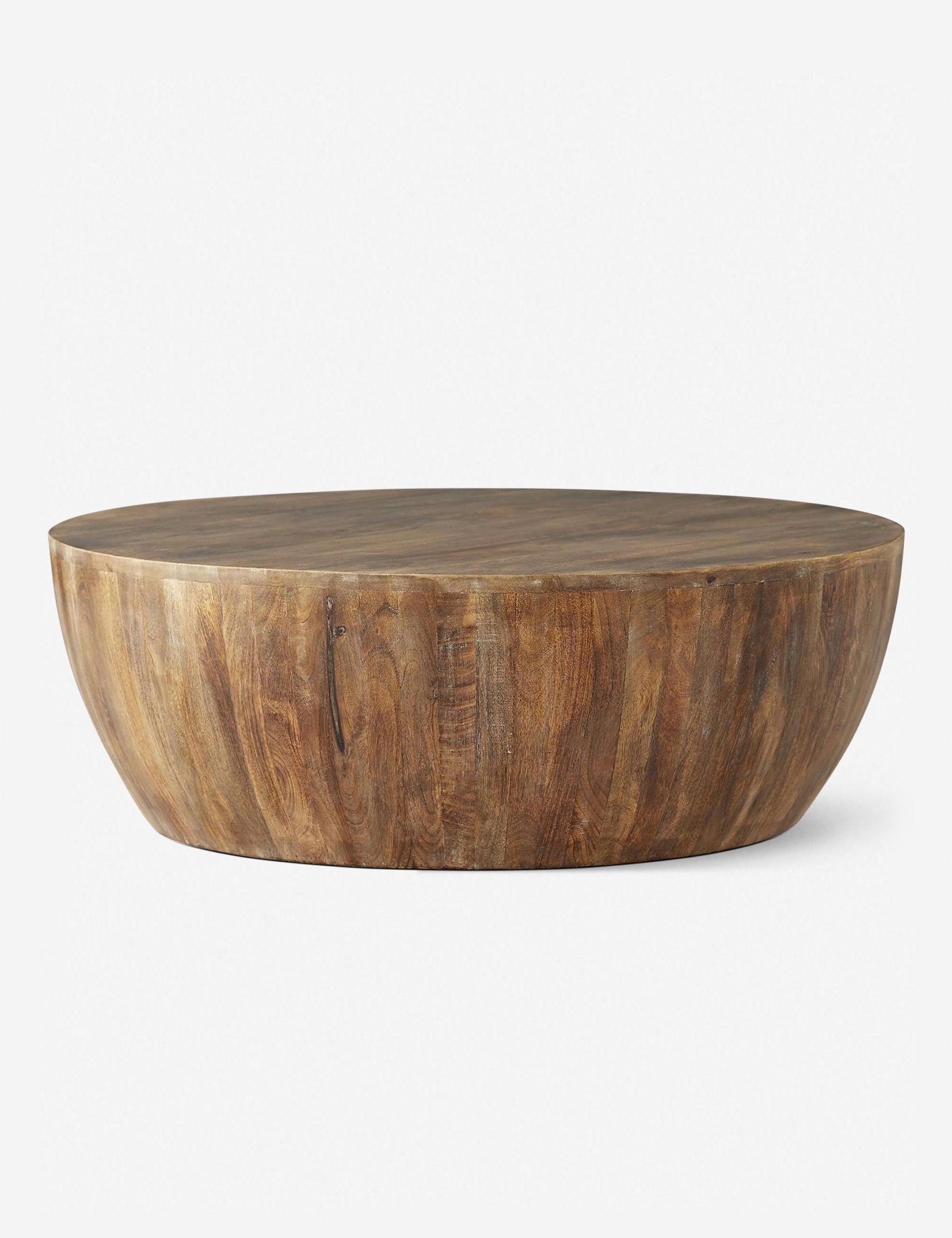 Jacob Small Round Tobacco Shade Coffee Table