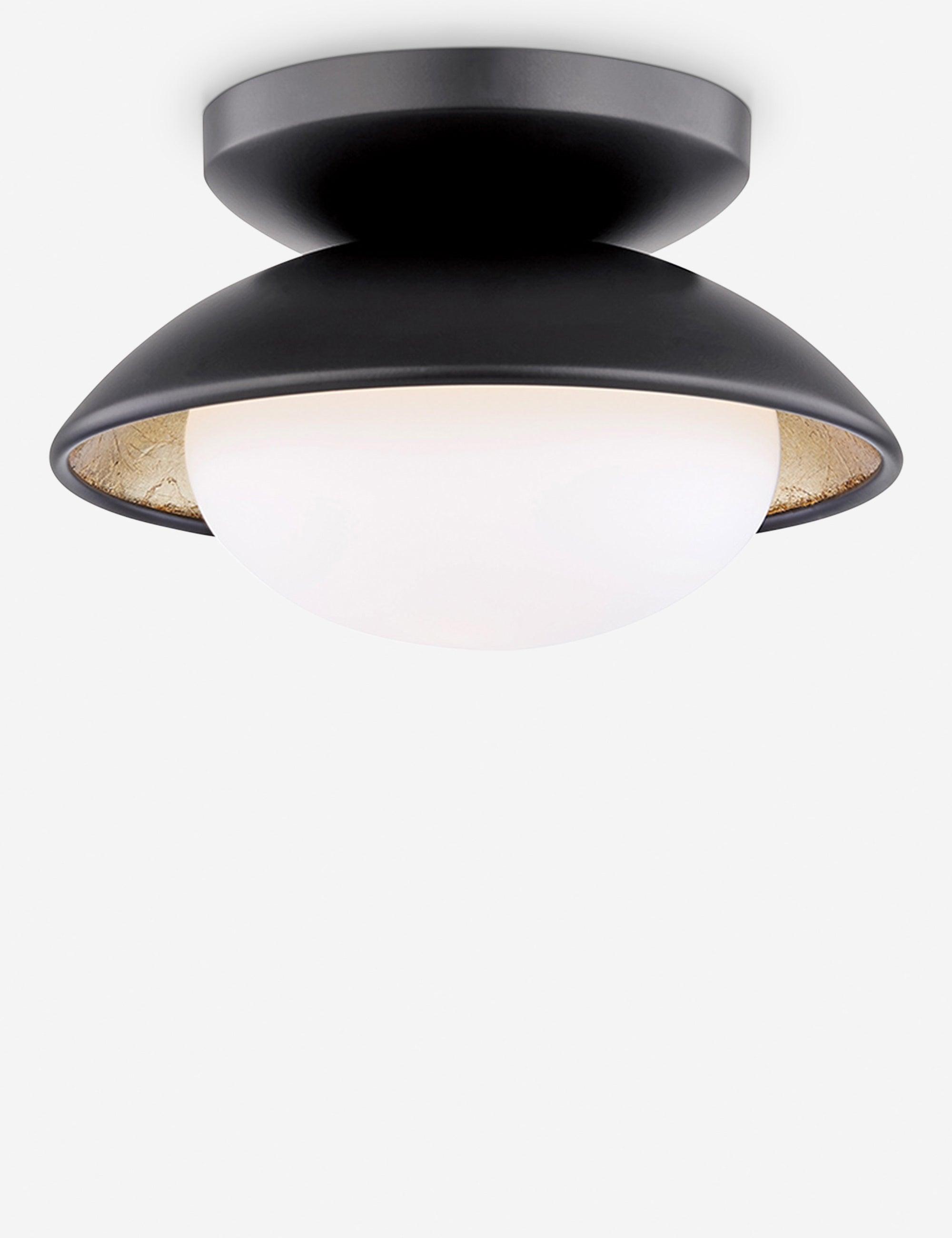 Quinn Semi-Flush Light - Black / Small