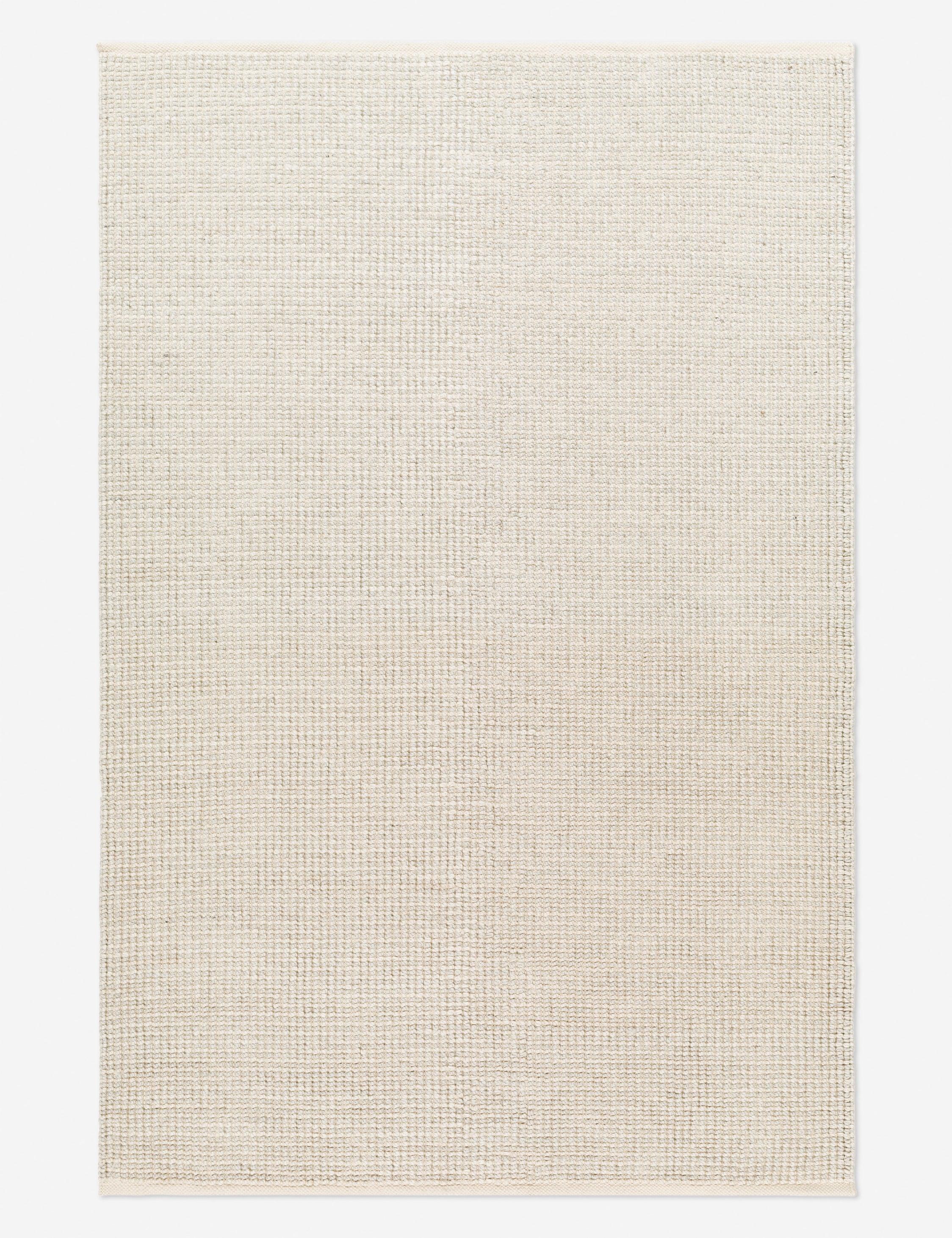 Eco-Friendly Handwoven Gray Spot Rug 5' x 7' - Easy Care