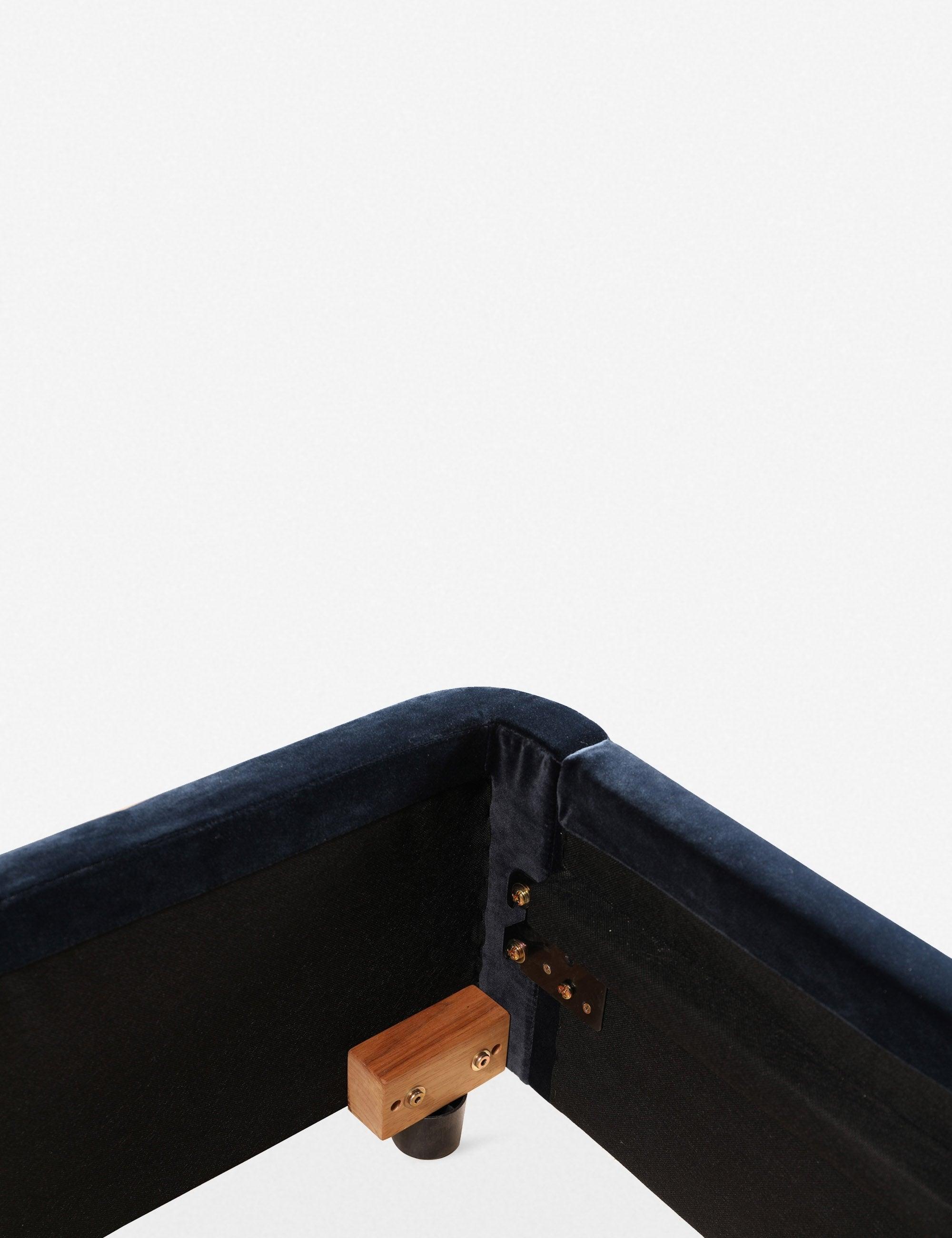 Zien Bed - Blue Velvet / King