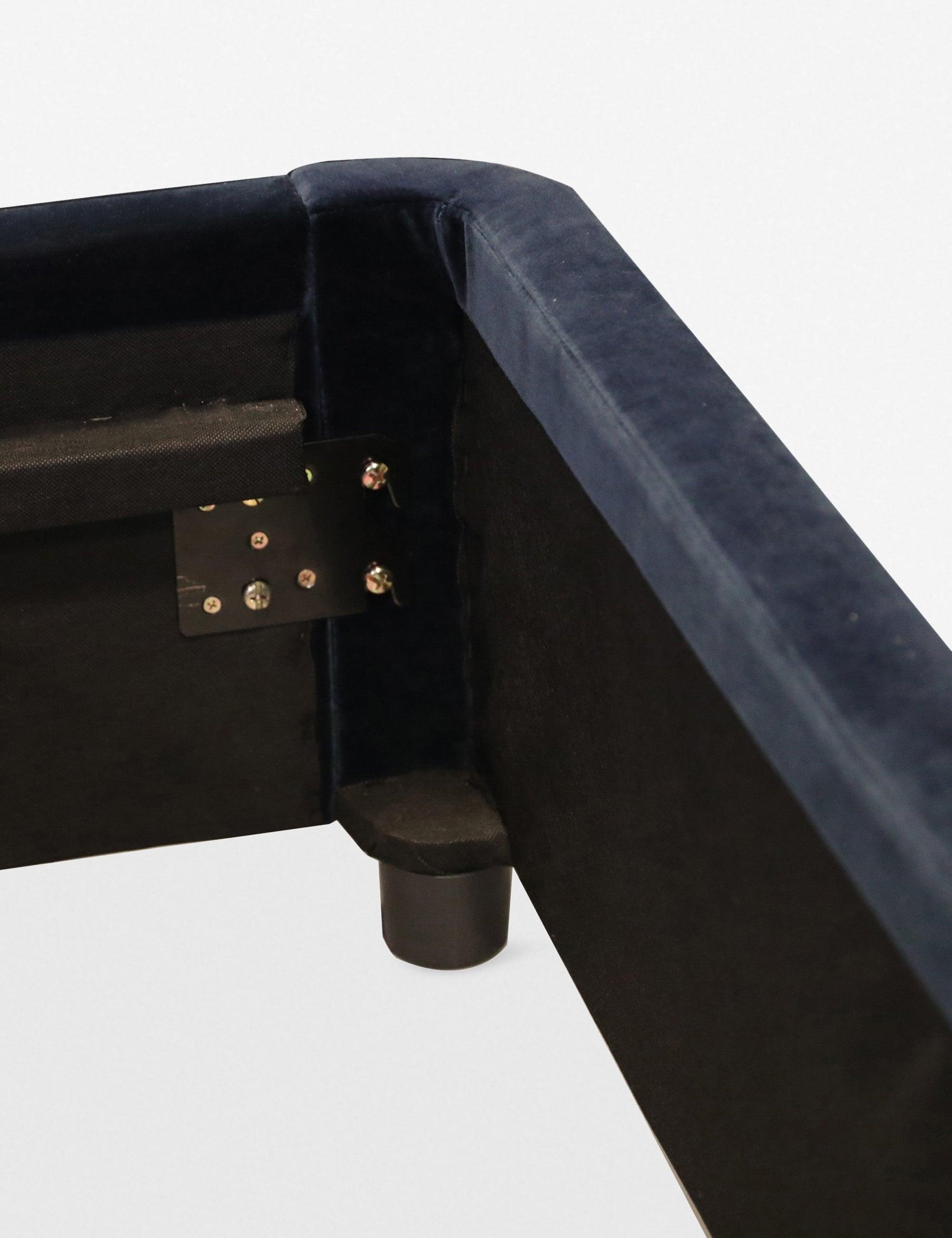 Zien Bed - Blue Velvet / King
