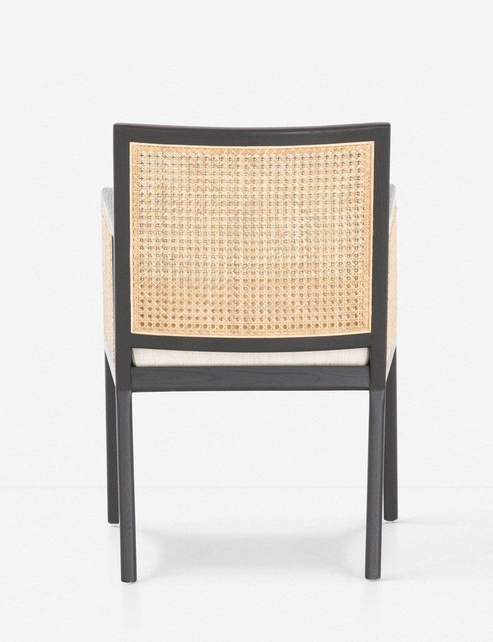 Jeni Dining Arm Chair - Black