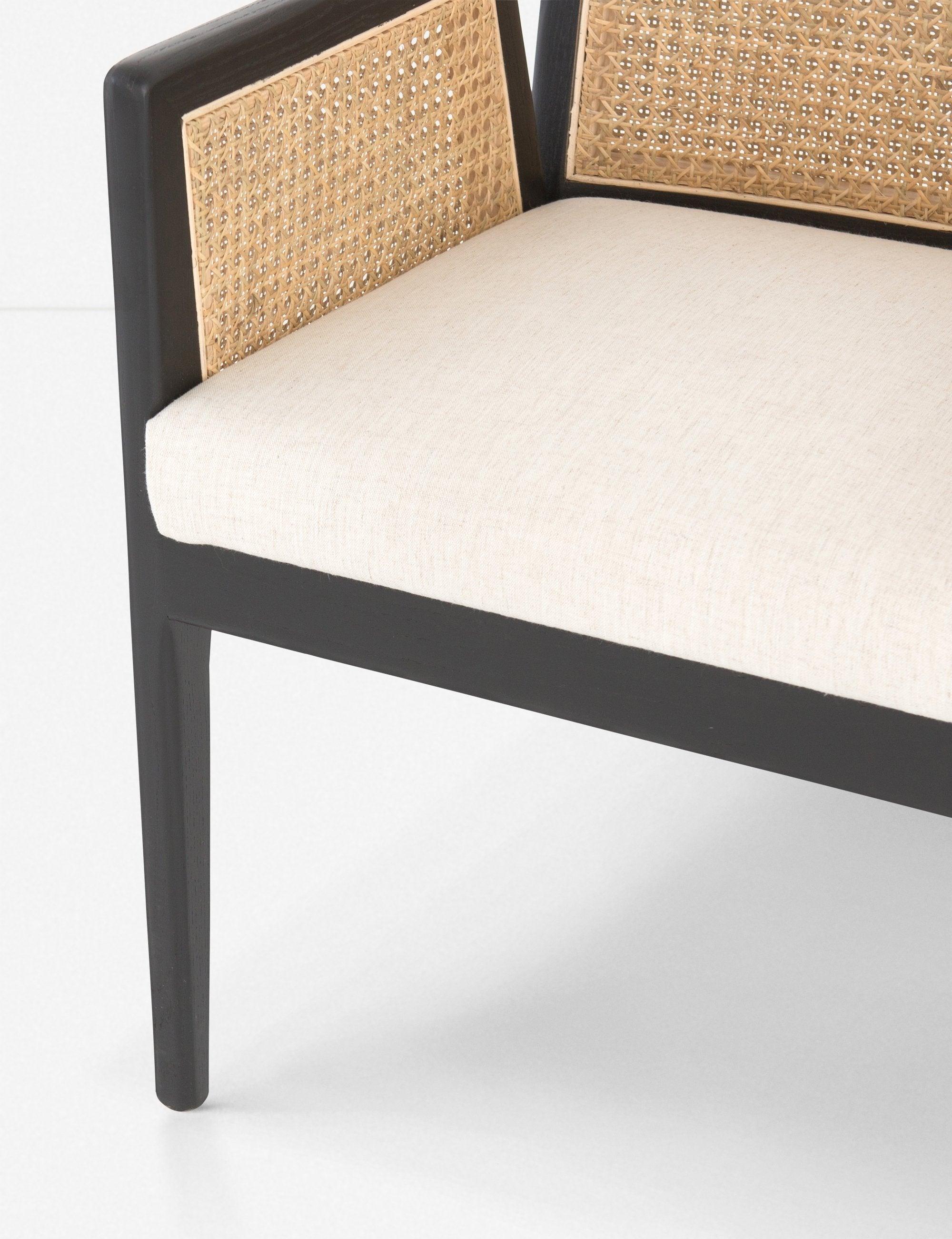 Jeni Dining Arm Chair - Black