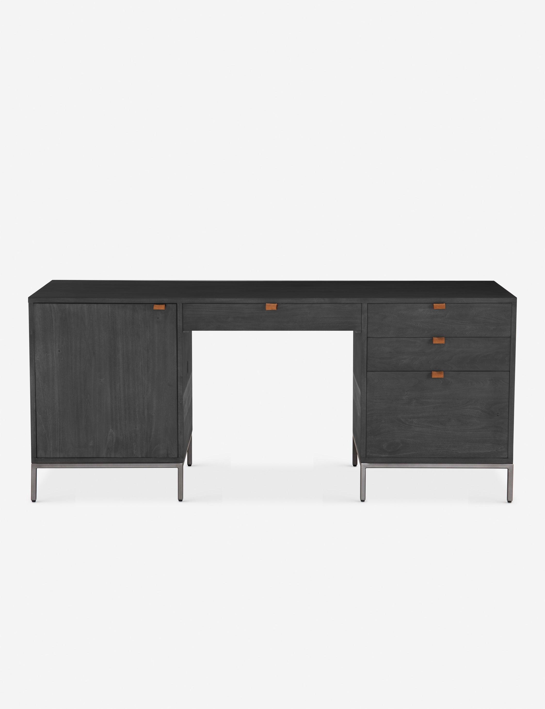 70" Dove Poplar Executive Desk with Drawer