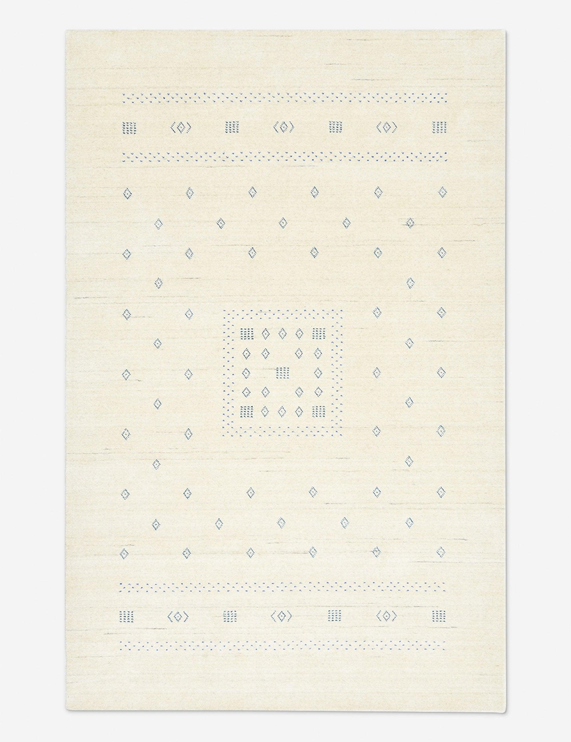 Cyrena Hand-Loomed Wool Rug - Ivory / 9' x 12'