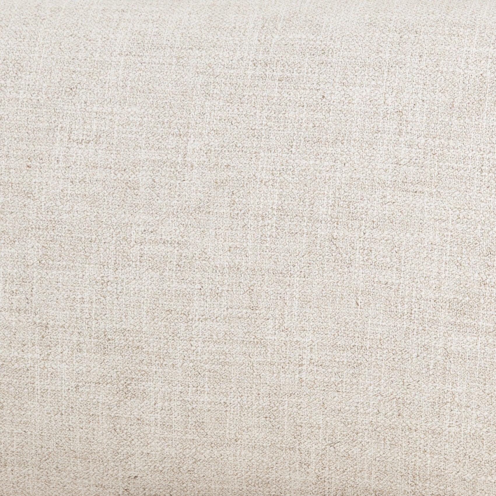 Saban 2-Piece Curved Sectional Sofa - Ivory Linen