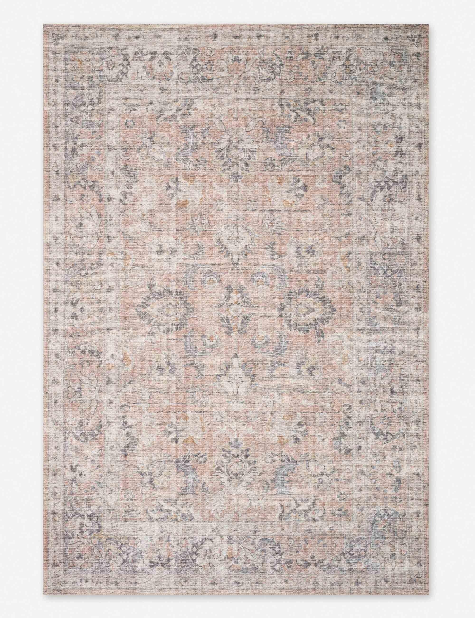 Roze Rug - Blush and Grey / 5' x 7'6"