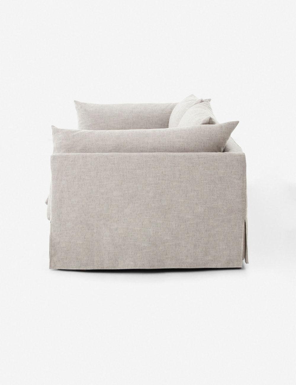 Arlen Slipcover Sofa - Light Gray / 90"W