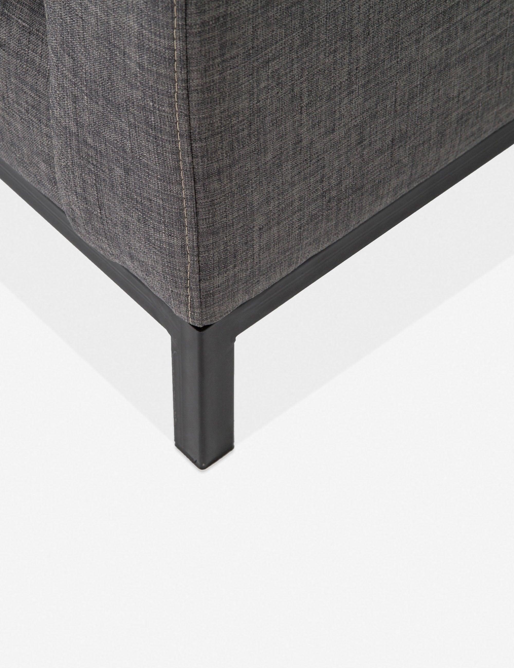 Fritzie Corner Sectional Sofa - Charcoal