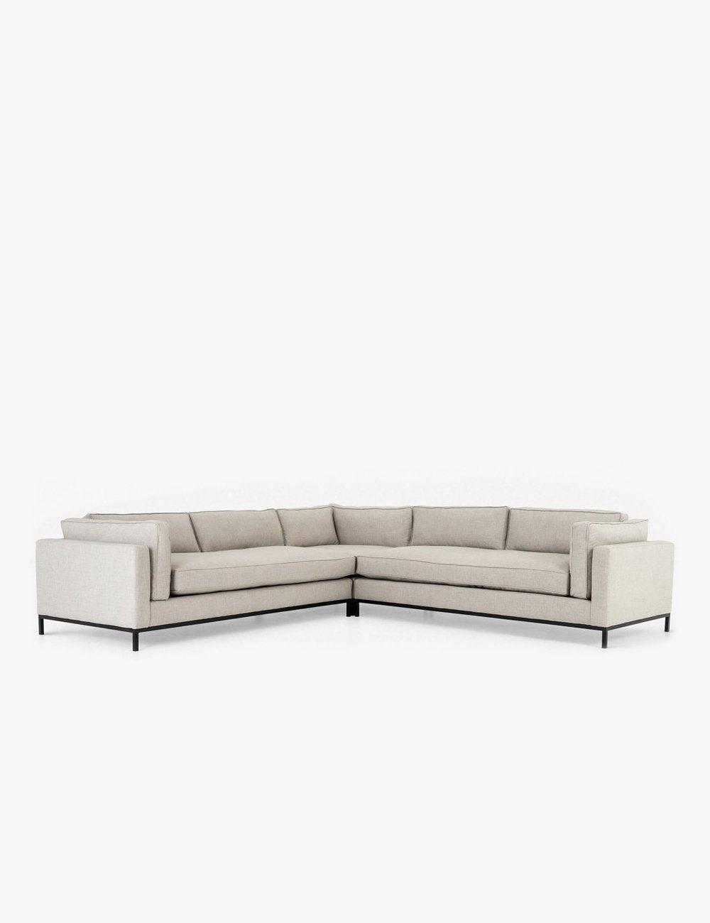 Fritzie Corner Sectional Sofa - Natural