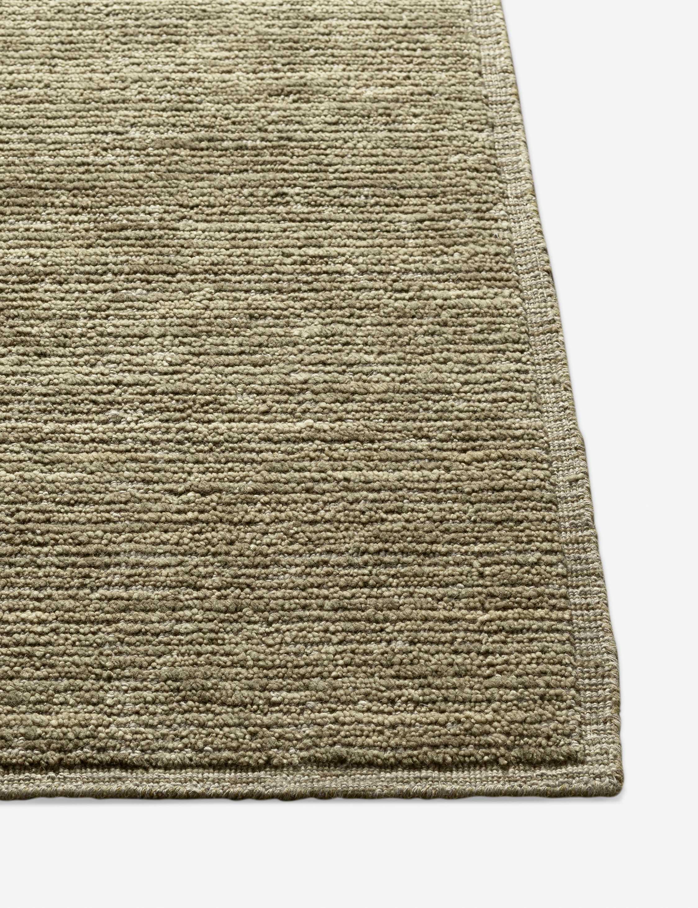 Susie Hand-Knotted Wool Rug - Green / 8' x 10'