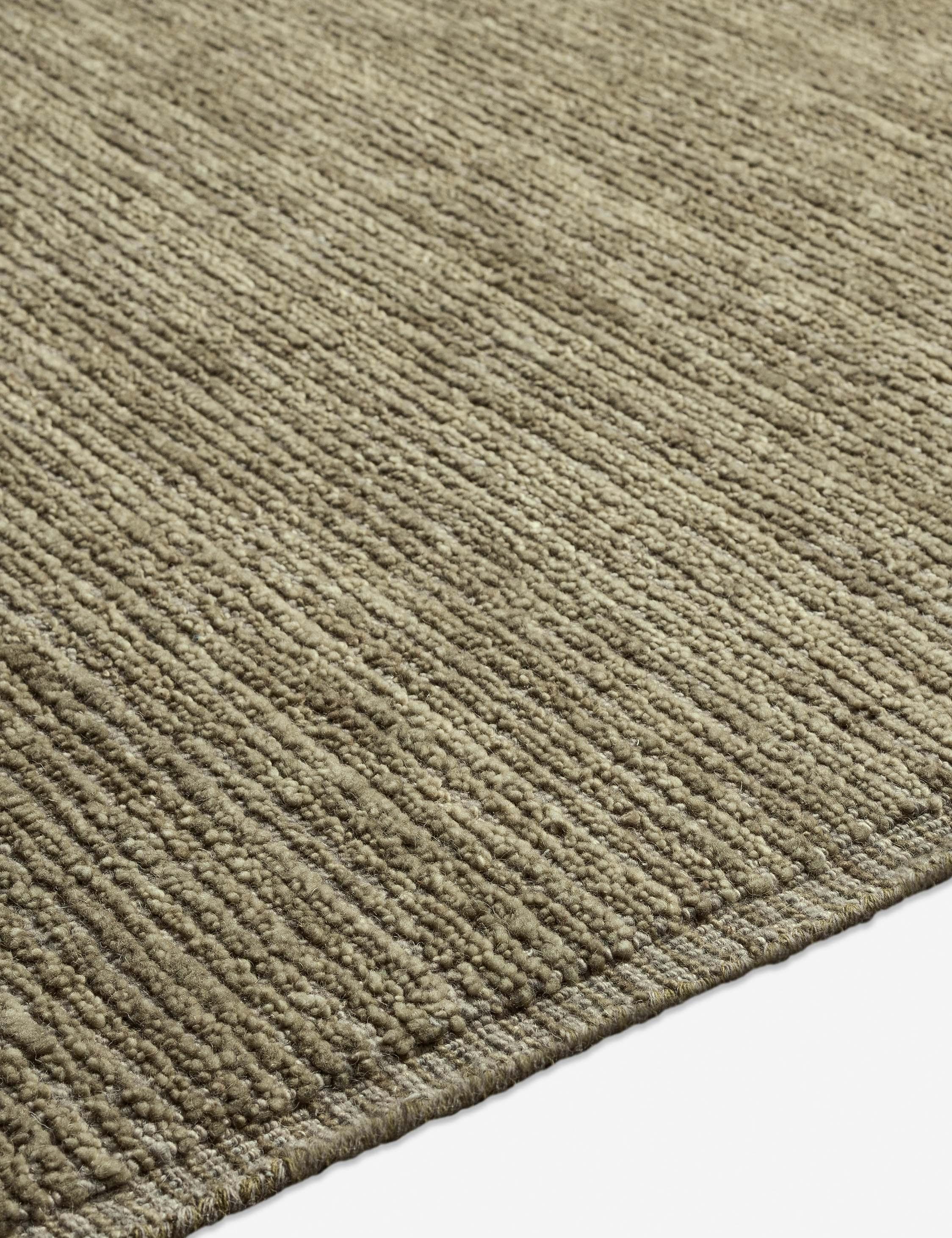 Adalia Hand-Knotted Easy Care Wool Area Rug, 10' x 14', Gray