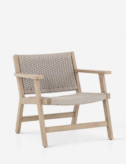 Ylva Natural Braided Wooden Indoor/Outdoor Accent Chair