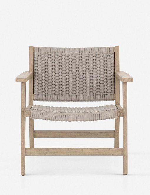 Ylva Natural Braided Wooden Indoor/Outdoor Accent Chair