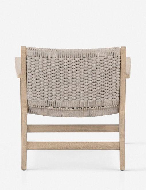 Ylva Natural Braided Wooden Indoor/Outdoor Accent Chair