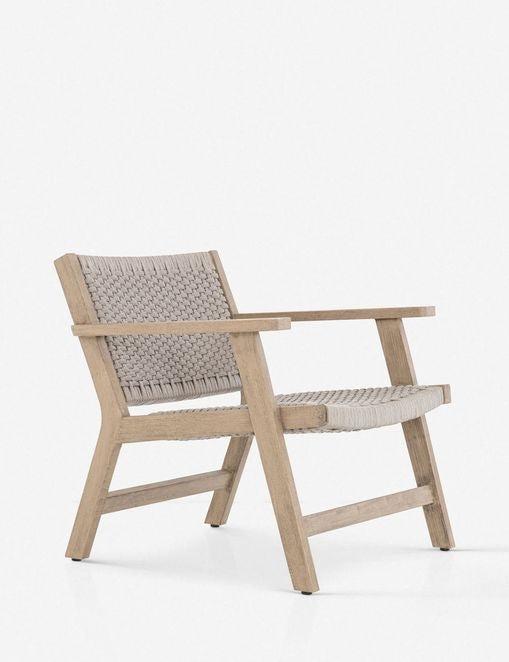 Ylva Natural Braided Wooden Indoor/Outdoor Accent Chair