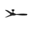 GlideAire 52" Smart Black Composite Blade Ceiling Fan with Remote