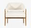 Gibson White Oak Barrel Accent Chair