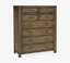 Malibu Coastal Cool 6-Drawer Dresser with Antique Bronze Pulls