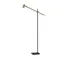 Collette 58'' Adjustable Black & Antique Brass LED Task Floor Lamp