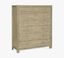 Coastal Charm Beige Light Wood 6-Drawer Dresser with Soft Close