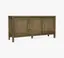 Transitional Sundance Large Brown Rattan Media Console