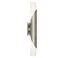 Elegance Polished Nickel Cylinder Sconce with Frosted Glass