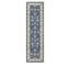 Navy Medallion Handmade Wool Blend Runner Rug 27" x 90"