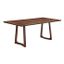 Mid-Century Modern Godenza Solid Walnut Rectangular Dining Table