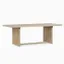 Clarita 84'' Reclaimed White Wash Mango Wood Dining Table