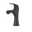 Elegant Tuscan Bronze Single-Hole Bathroom Faucet with Push & Seal Drain