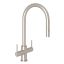 Classic Elegance 16" Polished Nickel Pull-Out Kitchen Faucet