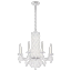 White Heritage Crystal 8-Light Classic Chandelier